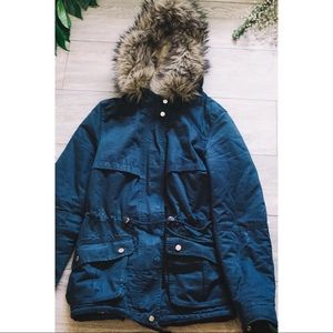 H&M Divided  Navy Coat